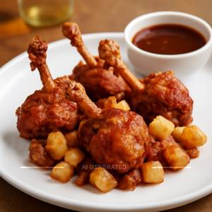 Chicken Lollipop Apple Dry