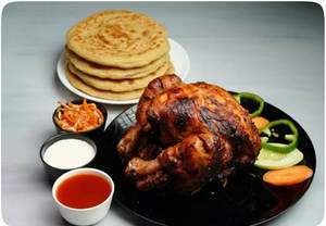Full Chicken Shawaya With 4 Parotta