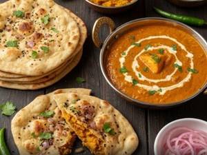 2 Aloo Onion Naan With Shahi Paneer