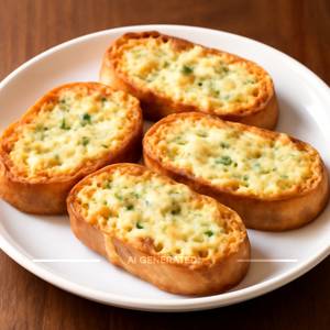 Half (Gbcm) Garlic Bread, Mozzarella Cheese (4 Pc)
