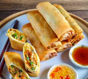 Veg Spring Roll [4 Pieces]