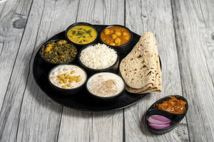 Special Regular Thali With Sweet