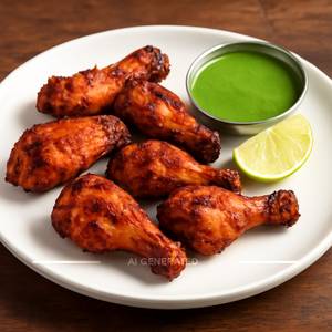 Chicken Tandoori Wings (6 Pcs)