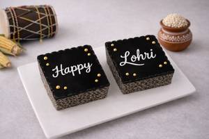 Happy Lohri Brownies (Set of 2)