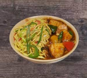 Veg Noodle With Paneer Chilli