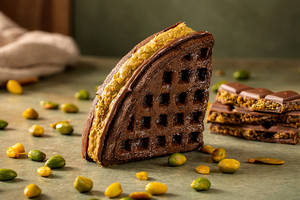 Kunafa Choco-crunch Waffle Sandwich