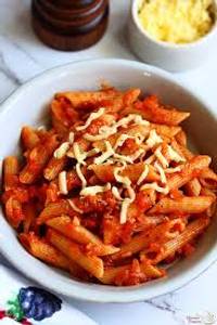 Red sauce pasta