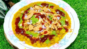 Mutter Patties Chaat