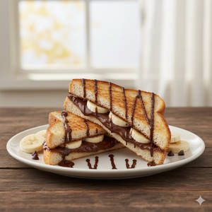 Choco Banana Grilled Sandwich