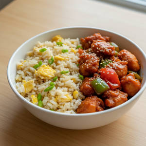 Asian Chicken & Egg Rice Bowl