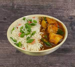Frice Rice With Paneer Chilli