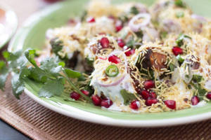 Veg Kebab Chaat