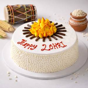 Happy Lohri Choco Chip Cake (500 Gm)