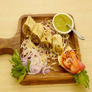 Veg Soya Chaap Roll Full
