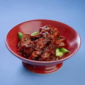 Stir Fried Asparagus With Vegetarian Chicken