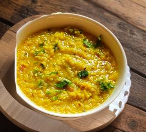 Moong dal khichdi with ghee
