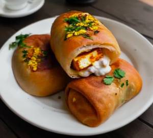 Paneer bread roll