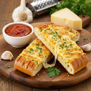 Spicy Cheese Garlic Bread