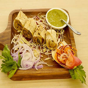 Malai Soya Chaap Roll Full