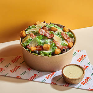 English Bacon Loaded Caesar Salad