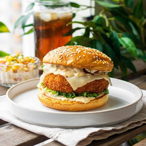 paneer cheese burger