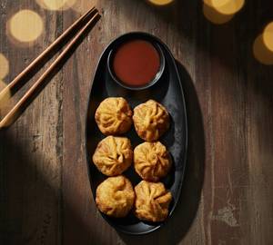 Veggie Fried Momos [6 pieces]