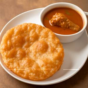 Poricha Paratha and curry saalan 