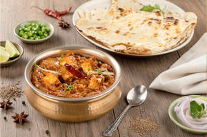 Kadhai Paneer With Butter Naan