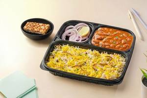 Lohri Special Rajma Chawal Lunchbox with Peanut Gajak