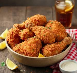 Hot & crispy fried chicken bucket [4 pcs]