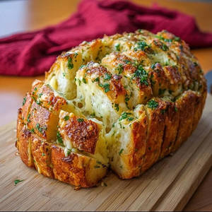 pull apart garlic bread