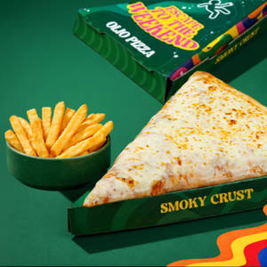 Margherita Royal Pizza Slice + Fries (R) Meal Combo