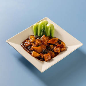 Stewed Golden Tofu  Pak Choi