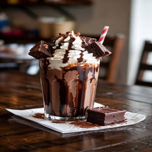 Brownie Chocolate Shake