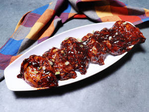 Chicken Barbecue Momos