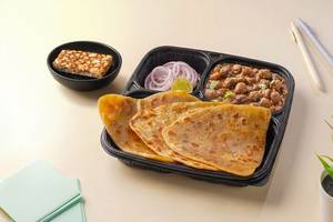 Lohri Special Pindi Chole with Paratha Lunchbox & Peanut Gajak