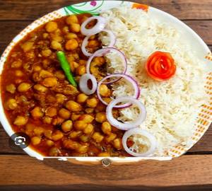 Chole fry with jeera rice