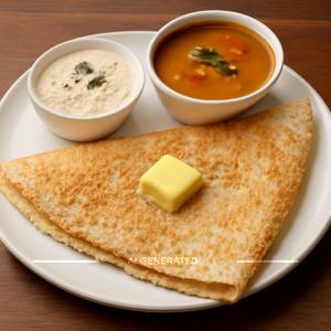 Butter Rava Sada Dosa