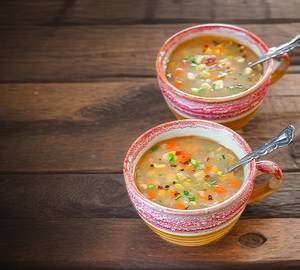 Sweet corn soup