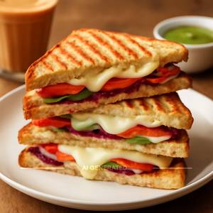 Veg Cheese Toast Sandwich