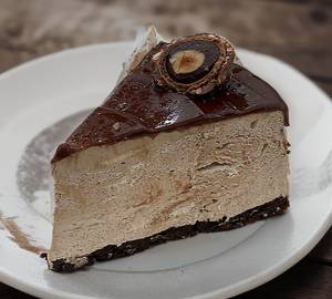 Nutella Cheesecake slice