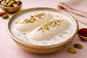 Kesar Rasmalai (2pcs)