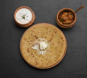Paneer Paratha With Curd [ 1 Pieces ]