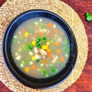 Chicken sweet corn soup