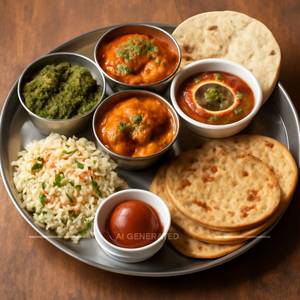 Punjabi thali