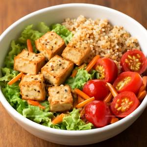 Quinoa tofu salad