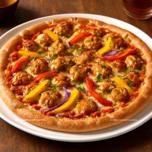 Jamaican Chicken Pizza