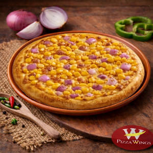 Onion & Sweet Corn Pizza Pie 7 Inch