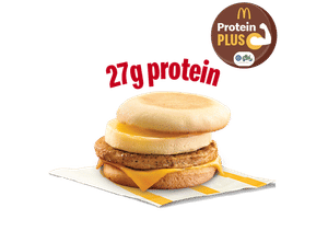 Sausage McMuffin with Egg with protein plus