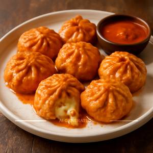 Corn Cheese Peri Peri Momos